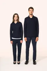 Polo Supima® manga larga mujer