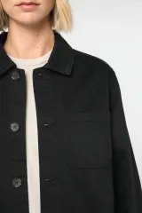 Chaqueta tipo worker ecorresponsable de efecto lavado unisex