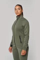 Chaqueta cuello alto mujer