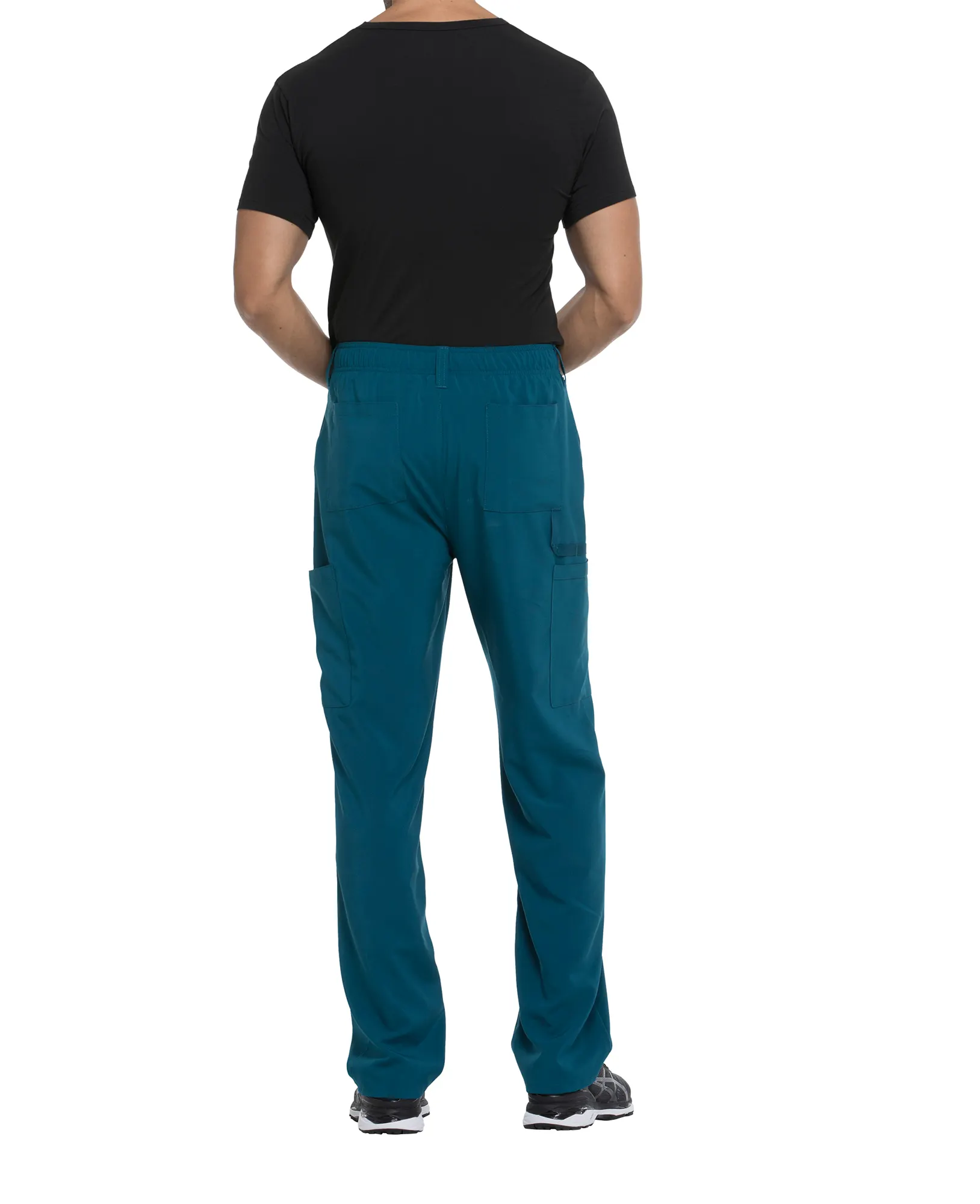 Pantalón con cordón de ajuste y tiro estándar hombre