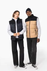 Chaleco acolchado bicolor unisex