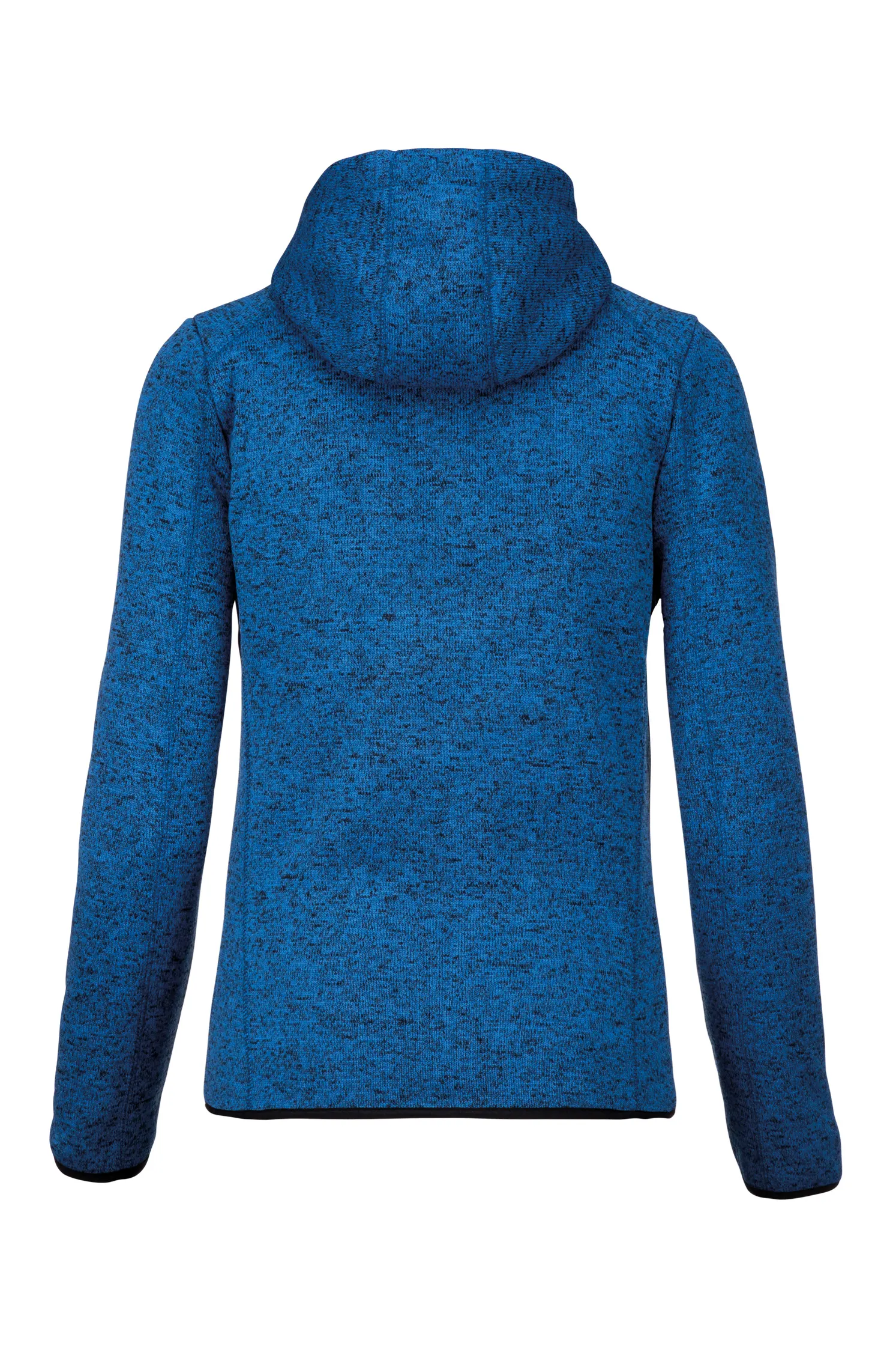 Chaqueta jaspeada con capucha mujer