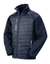 Chaqueta Softshell Black Compass acolchada reciclada