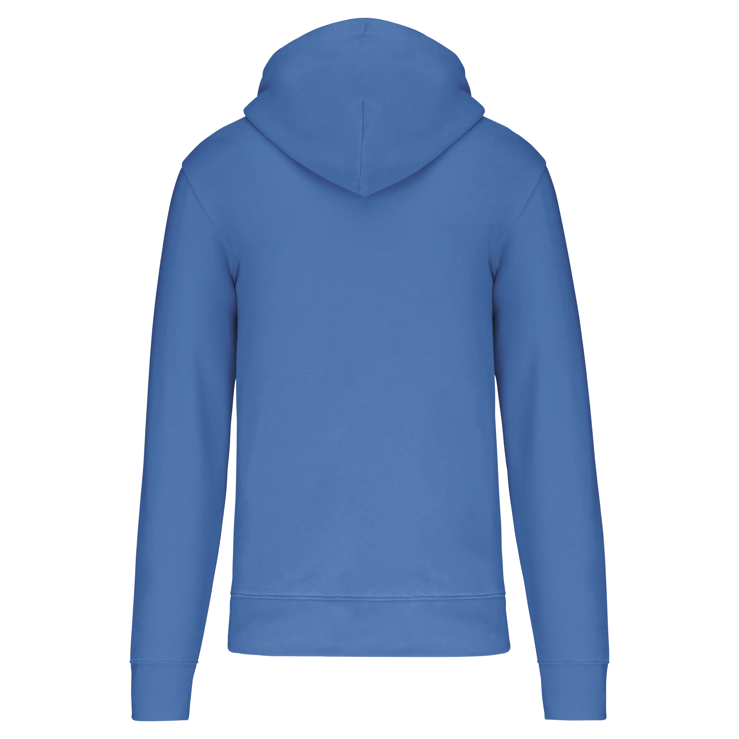 Sudadera con capucha y cremallera ecorresponsable hombre