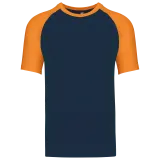 Baseball - camiseta bicolor manga corta hombre