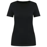 Camiseta Supima® cuello de pico manga corta mujer