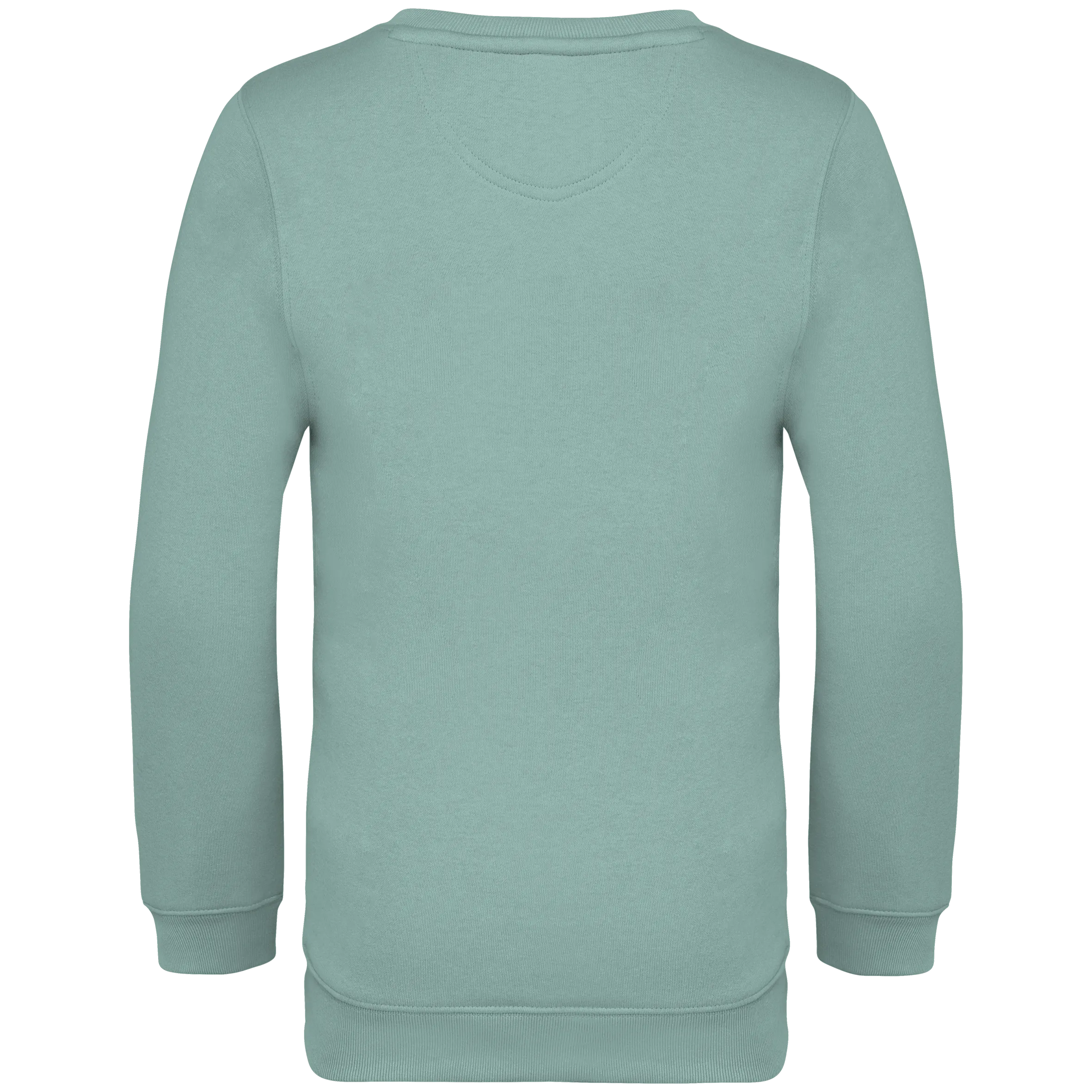 Sudadera ecorresponsable cuello redondo infantil