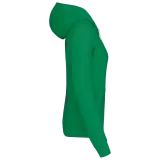 Sudadera capucha contrastada mujer