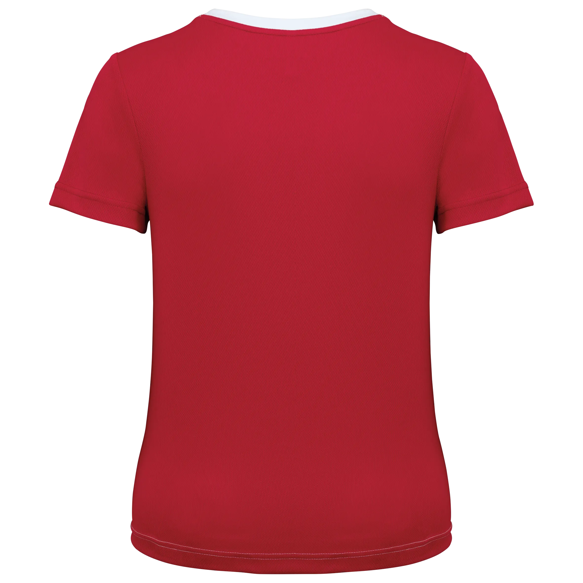 Camiseta de deporte ecorresponsable bicolor mujer