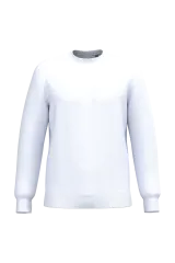 Sudadera cuello redondo reciclada unisex