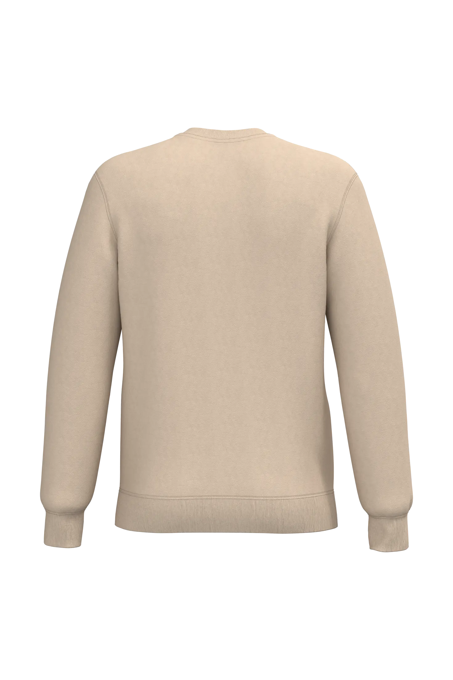 Sudadera cuello redondo reciclada unisex