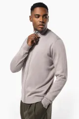Chaqueta de punto con cremallera hombre