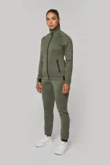 Chaqueta cuello alto mujer