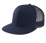 Gorra trucker - 6 paneles visera plana