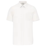 Camisa popelina de polialgodón manga corta de fácil cuidado hombre