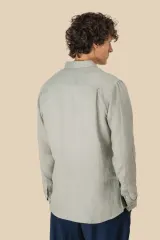 Camisa de lino hombre
