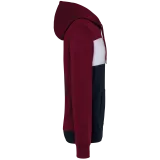 Sudadera tricolor con capucha unisex