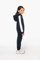 Sudadera de equipo bicolor con capucha infantil