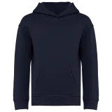 Sudadera ecorresponsable con capucha oversize infantil