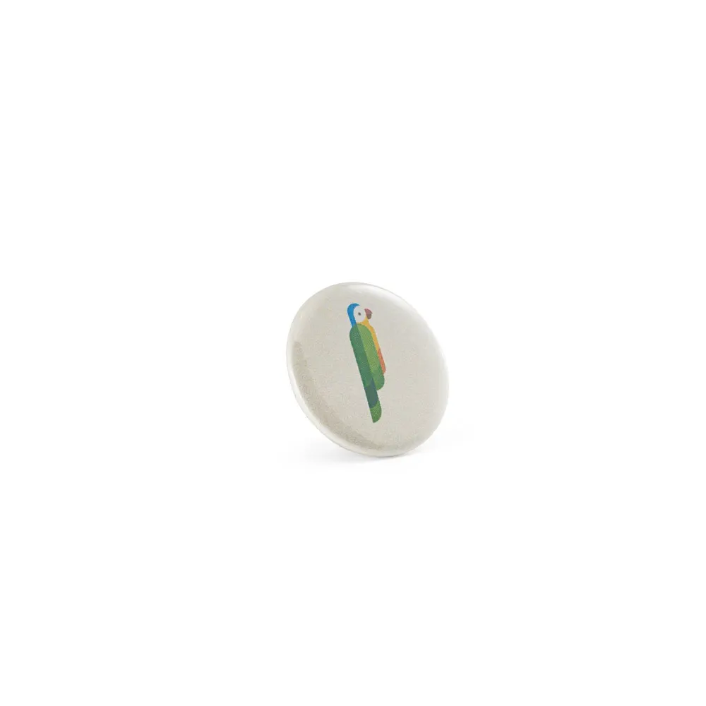 Button PIN 1. Pin redondo con alfiler
