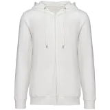 Sudadera ecorresponsable con cremallera y capucha French Terry unisex