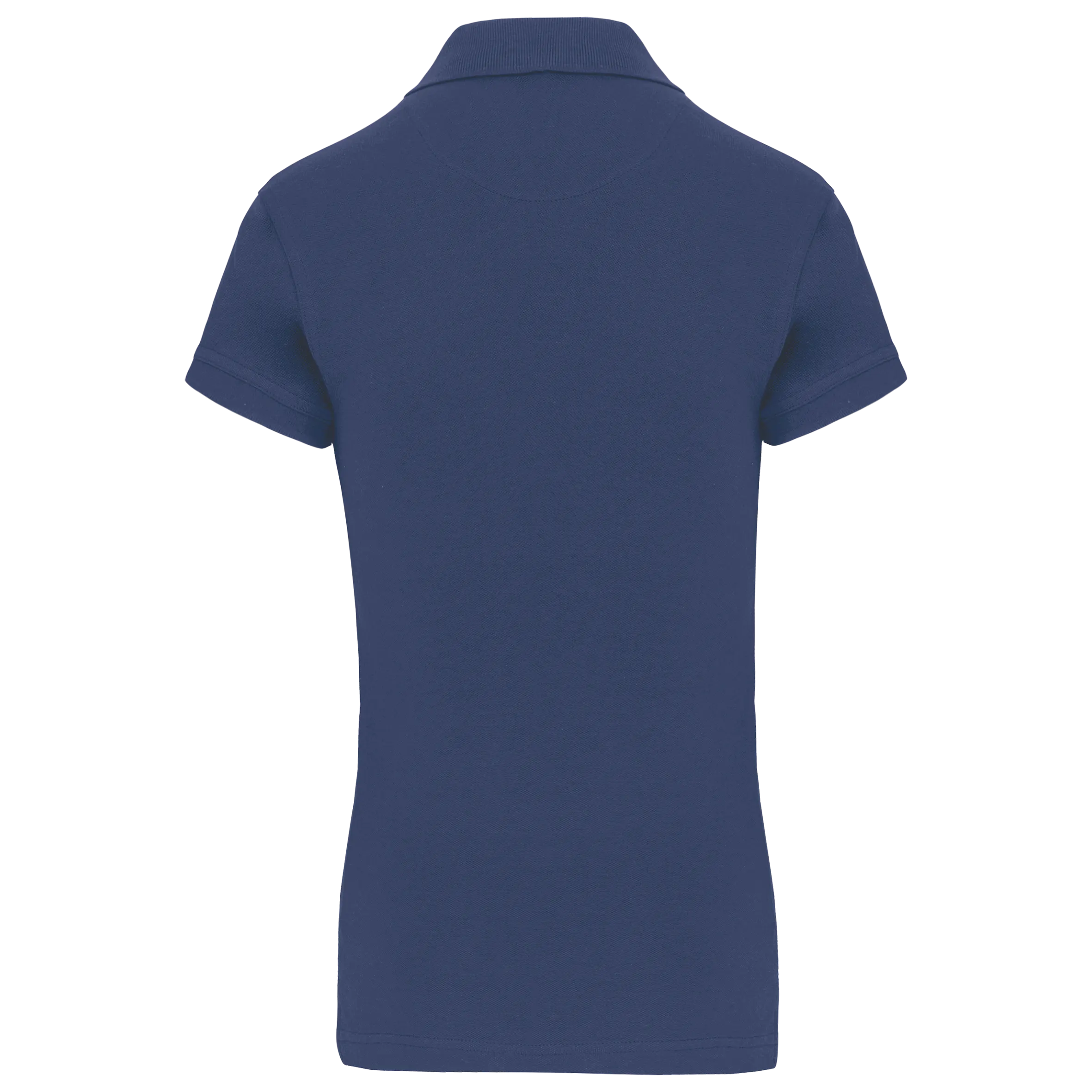 Polo de punto piqué manga corta mujer