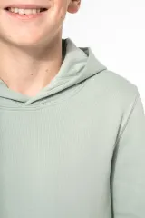 Sudadera capucha ecorresponsable niños