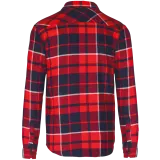 Red / Navy checked