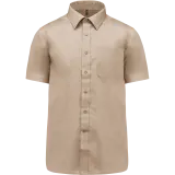 Camisa popelina de polialgodón manga corta de fácil cuidado hombre