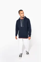 Sudadera con capucha de forro contrastado - Unisex