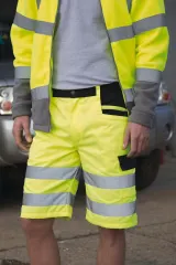 Shorts tipo cargo de seguridad