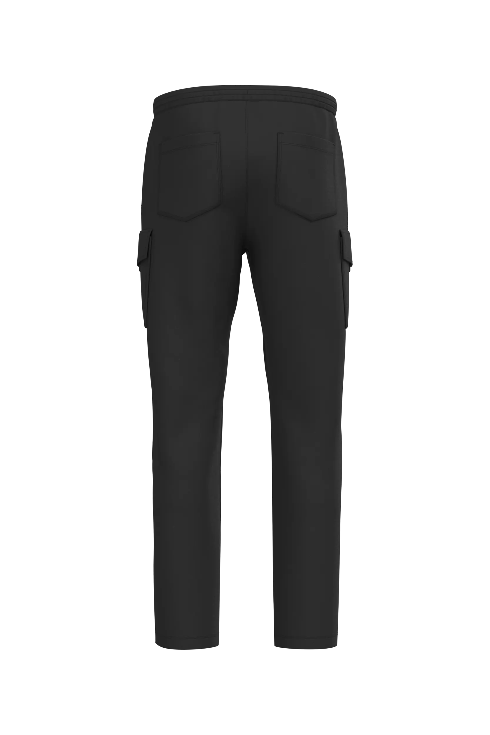 Pantalón tipo cargo ecorresponsable efecto lavado French Terry hombre
