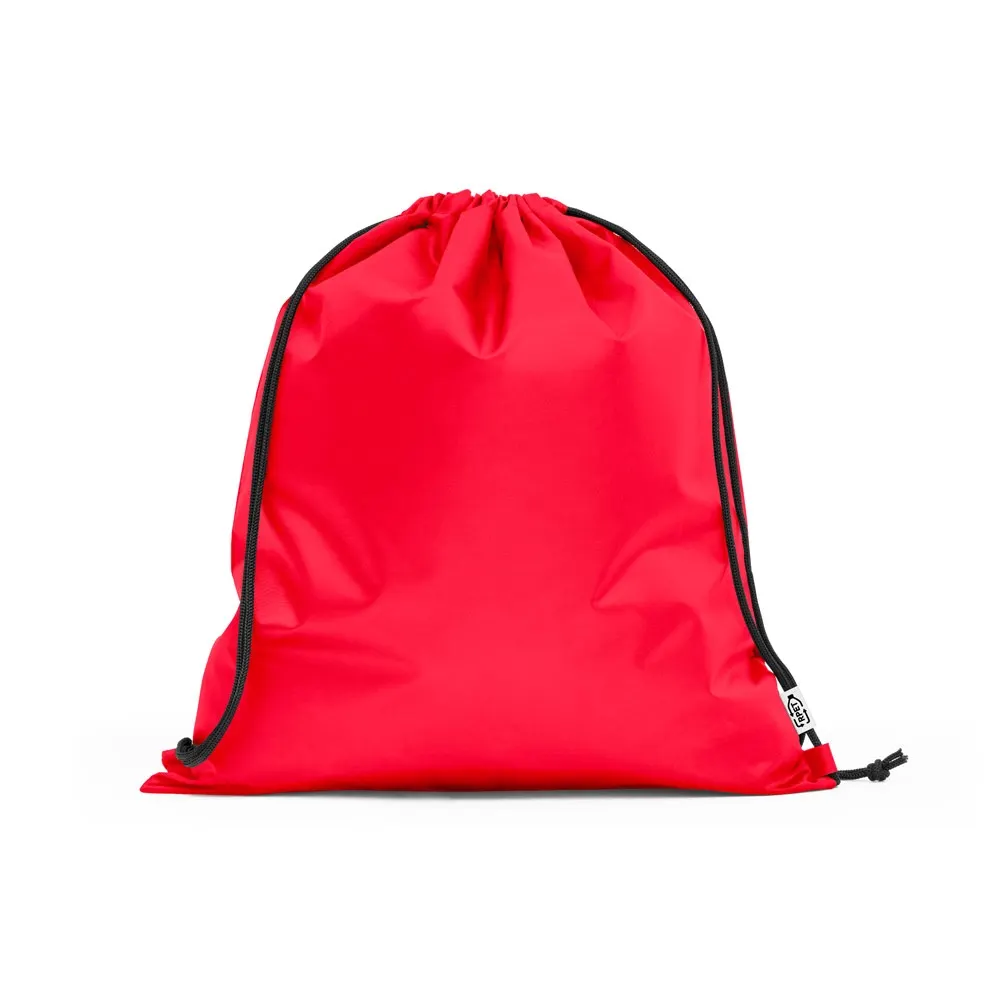 PEMBA. Bolsa tipo mochila en 190T poliéster reciclado (100% rPET)
