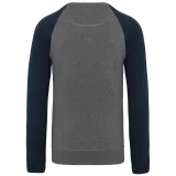 Grey Heather / Navy