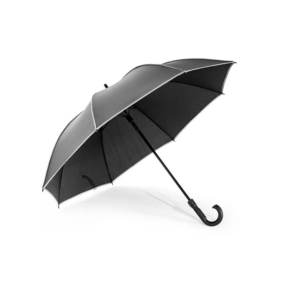 FINNLEY. Paraguas de 27" de poliéster reciclado (100 % rPET) pongee 190T, resistente al viento