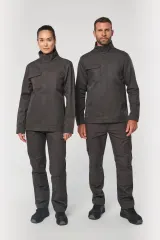 Chaqueta de trabajo sin metal unisex