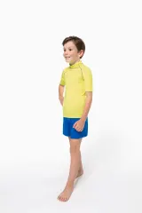 Camiseta surf con protección UV manga corta para niño