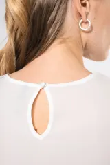 Blusa crepe mujer