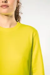 Sudadera cuello redondo reciclada unisex