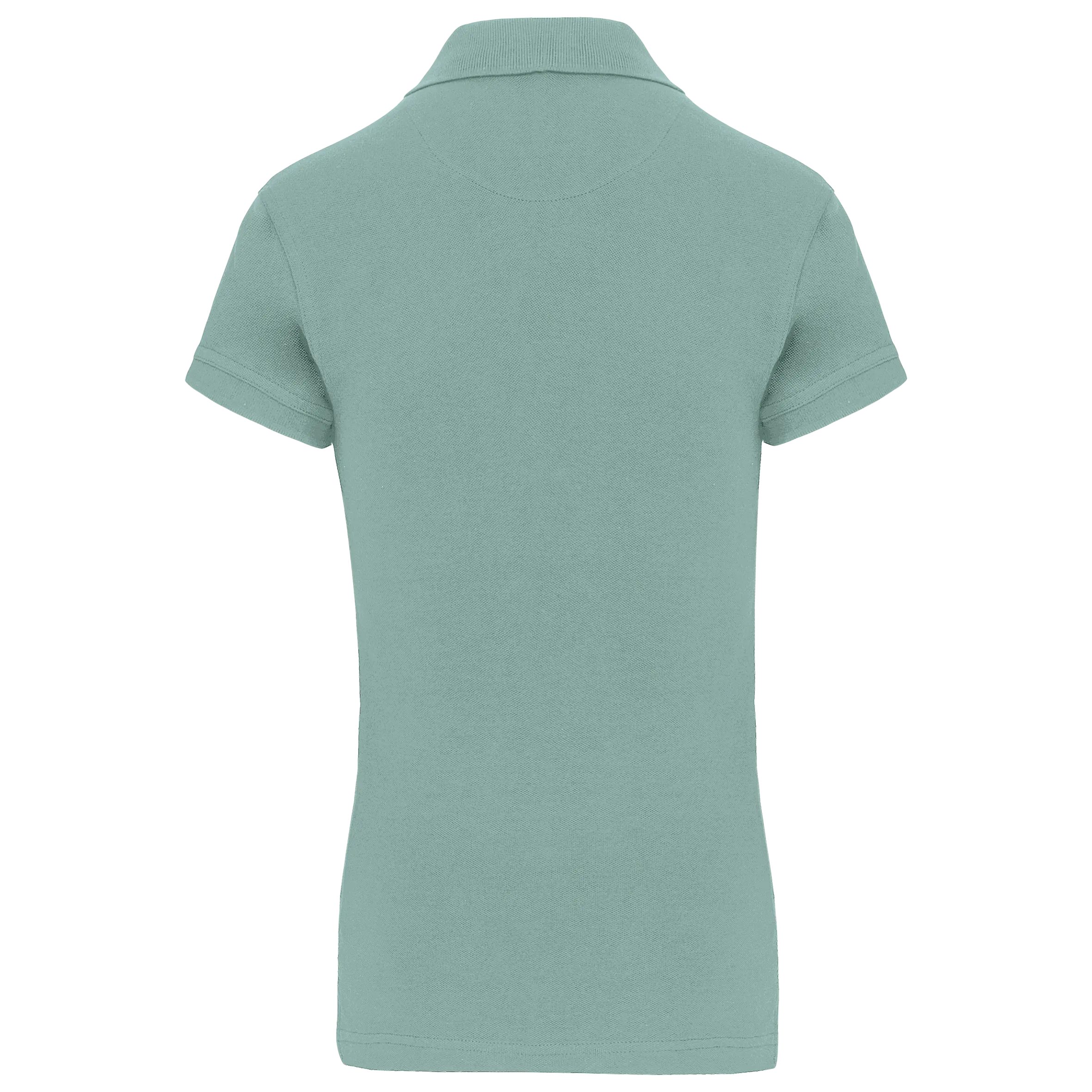 Polo de punto piqué manga corta mujer