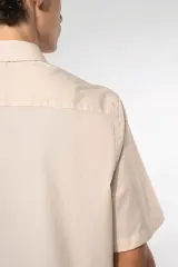 Camisa popelina de polialgodón manga corta de fácil cuidado hombre