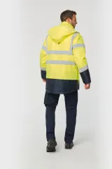 Parka de seguridad reciclada 4 en 1 unisex