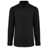 Camisa popelina manga larga hombre