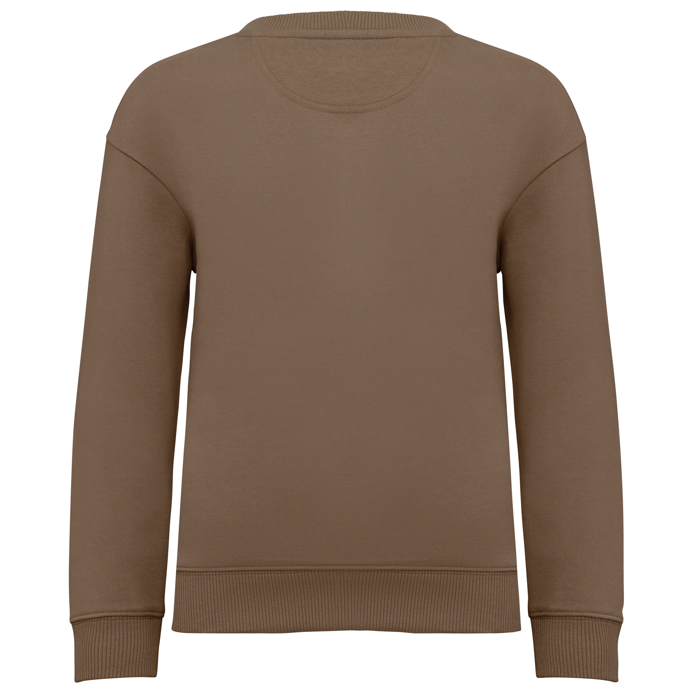 Sudadera ecorresponsable de cuello redondo oversize infantil