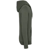 Sudadera ecorresponsable con cremallera y capucha unisex