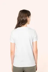 Camiseta Supima® cuello redondo manga corta mujer