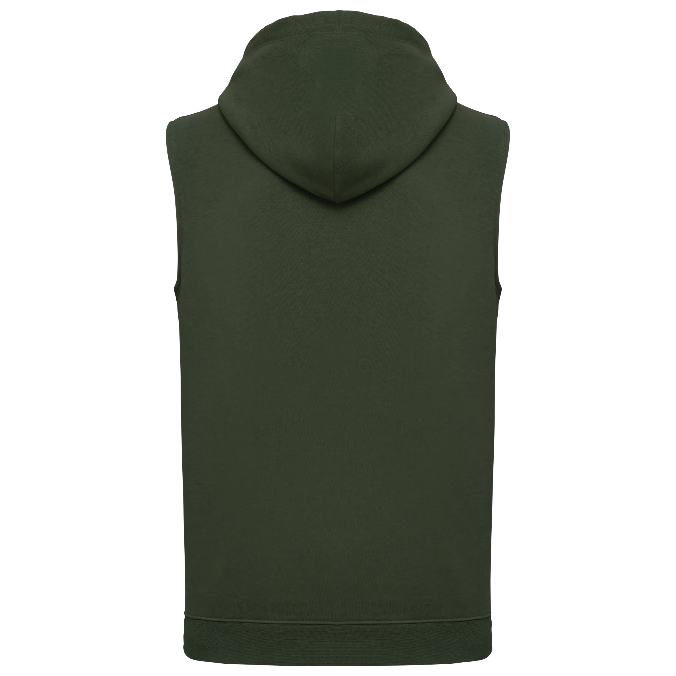 Sudadera con capucha sin mangas unisex
