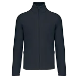 Chaqueta micropolar con cremallera y mangas raglán hombre