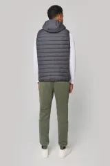 Chaleco acolchado con capucha adulto