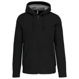 Sudadera capucha y cremallera